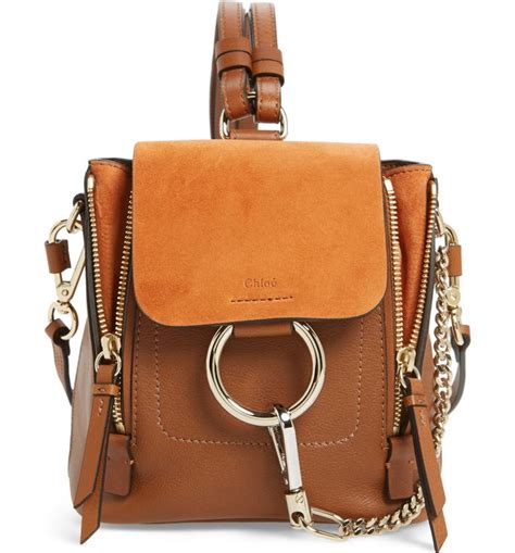 chloe faye backpack replica|chloe mini faye backpack.